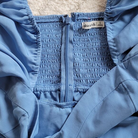 Abercrombie & Fitch Sweetheart Short Dress in Blue - Picture 2 of 2